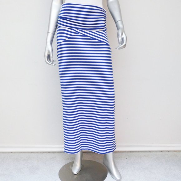Guess Galya Striped Maxi Skirt - Picture 1 of 6